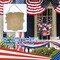 4th of July Door Sign Independence Day Wreath Patriotic Door Decoration Flower US Wooden Sign for Memorial Day Front for Door Decor 12 Inch Outdoor